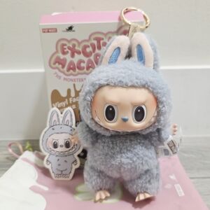 POP MART The Monsters - Exciting Macaron Vinyl Plush - SEA SALT COCONUT